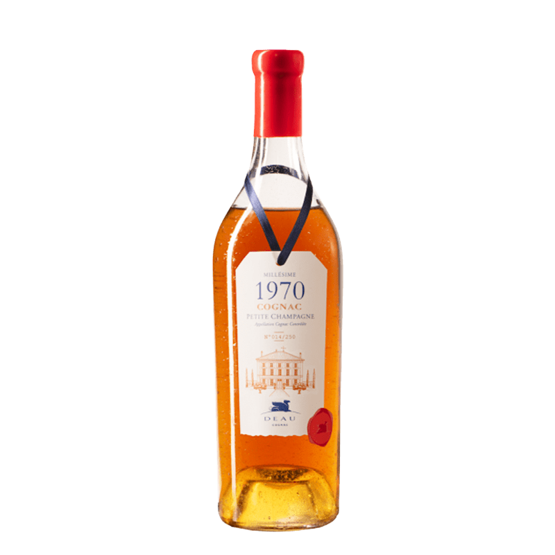 DEAU Cognac, Millésime 1970, Cru de Petite Champagne, 48% Alc/vol