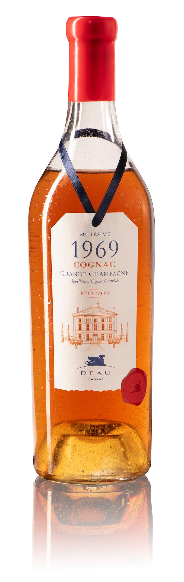 DEAU Cognac, Millésime 1969, Cru de Grande Champagne, 48,20% Alc/vol