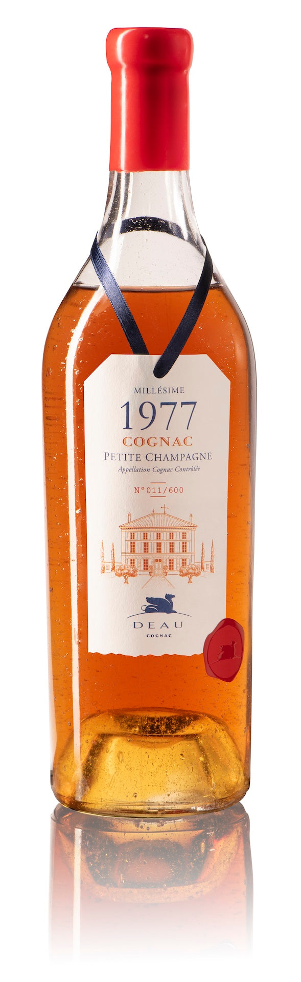 DEAU Cognac, Millésime 1977, Cru de Petite Champagne, 48,8% Alc/vol