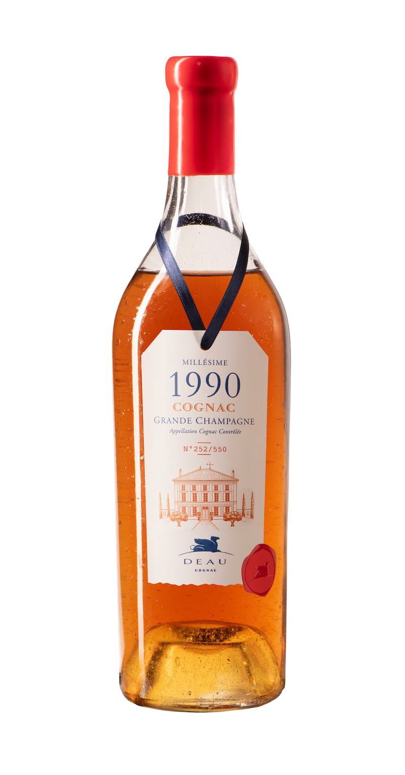 DEAU Cognac, Millésime 1990, Cru de Grande Champagne, 43% Alc/vol