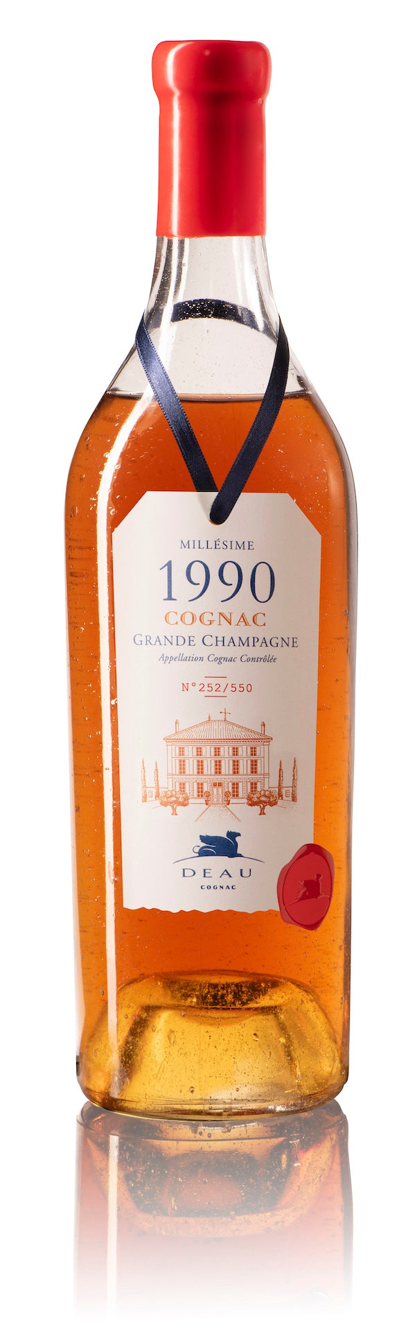 DEAU Cognac, Millésime 1990, Cru de Grande Champagne, 43% Alc/vol