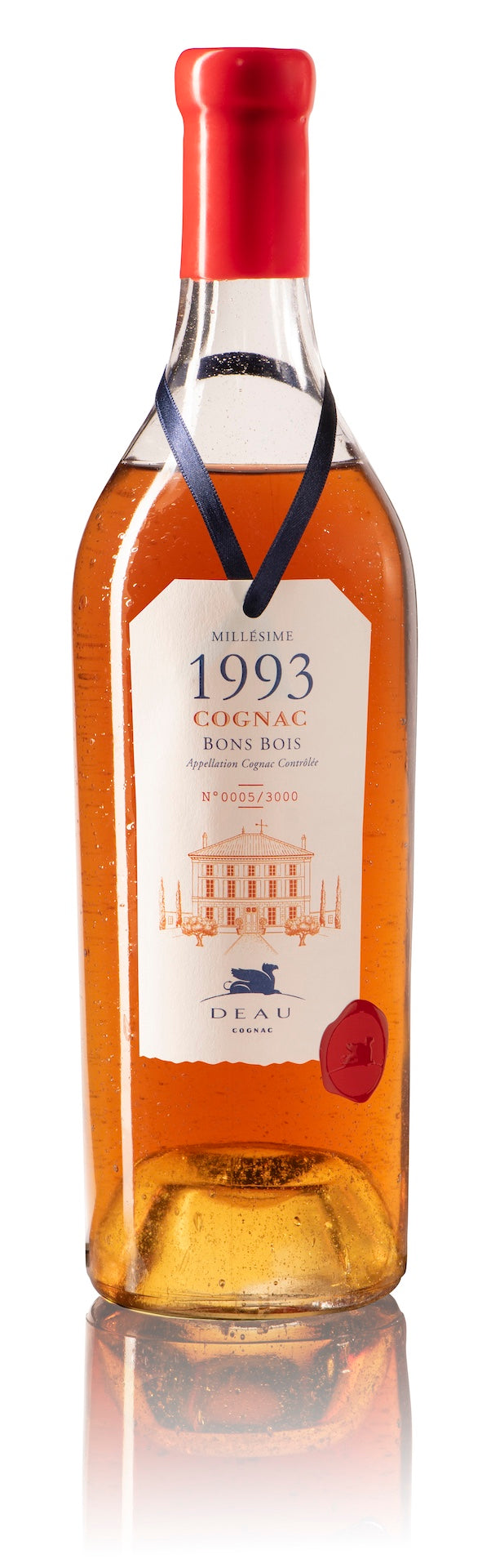 DEAU Cognac, Millésime 1993, Cru de Bons Bois, 48,4% Alc/vol