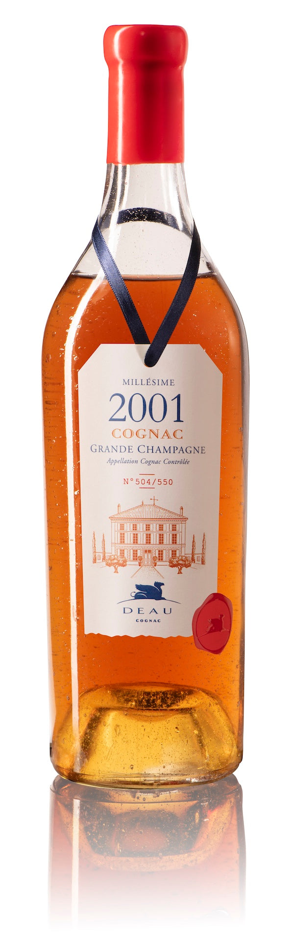 DEAU Cognac, Millésime 2001, Cru de Grande Champagne, 42,40% Alc/vol